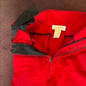 Women's Red Straight Leg Pants